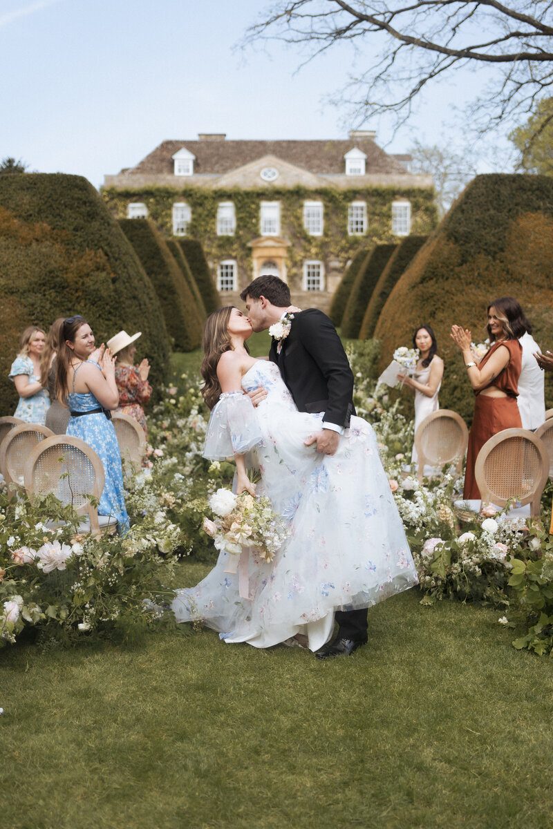 A wedding moment at Cornwell Manor