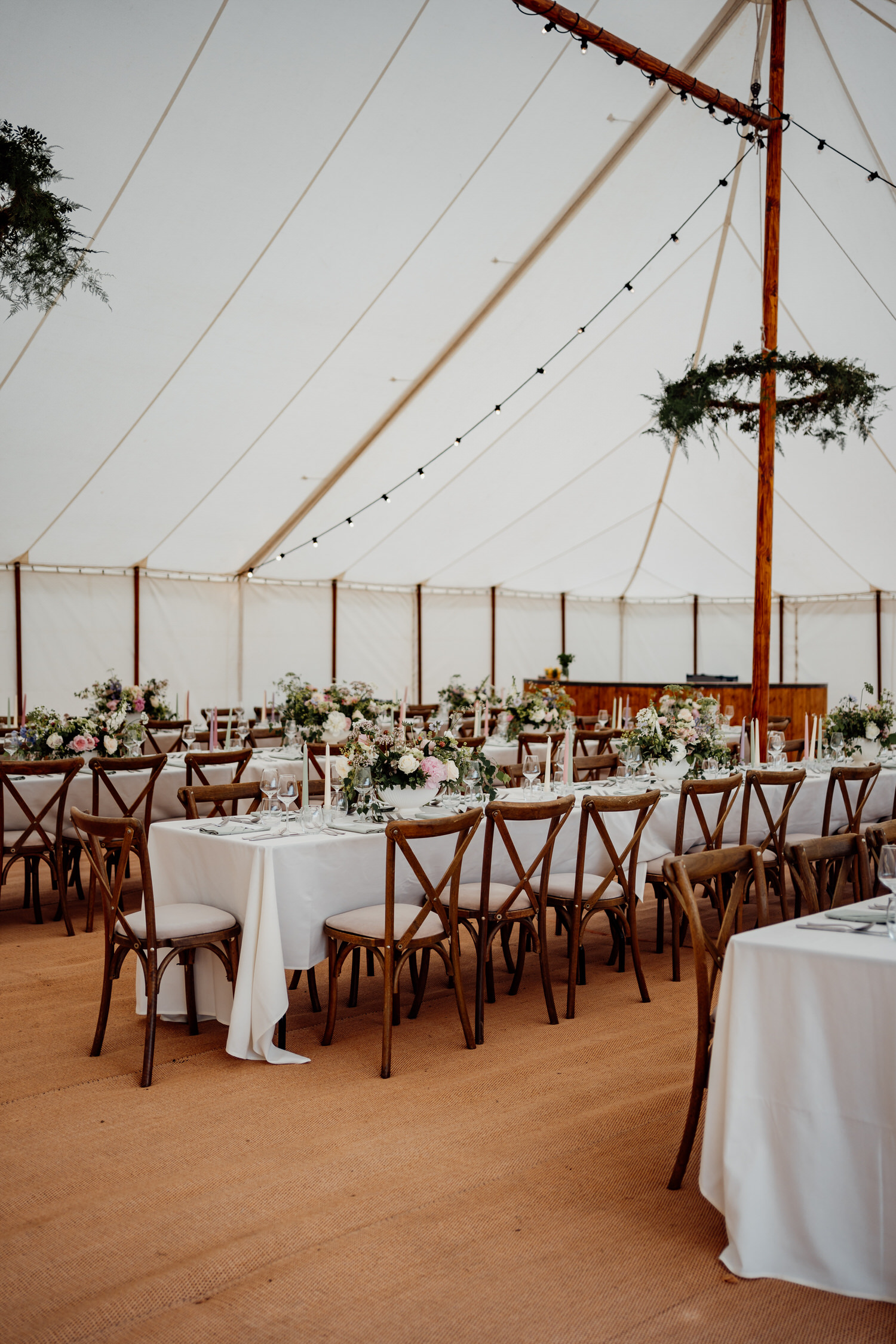 wedding marquee decor